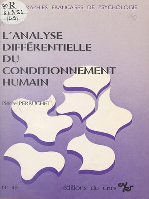 cover image of L'analyse différentielle du conditionnement humain